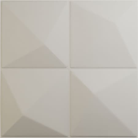 Ekena Millwork 19 5/8in. W x 19 5/8in. H Ellis EnduraWall Decorative 3D Wall Panel, Total 32.04 Sq. Ft., 12PK WP20X20ELGBW-CASE-12